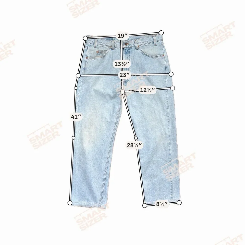Vintage Levi's 505 Orange Tab 38x30 USA 575 Button Straight Leg Jeans